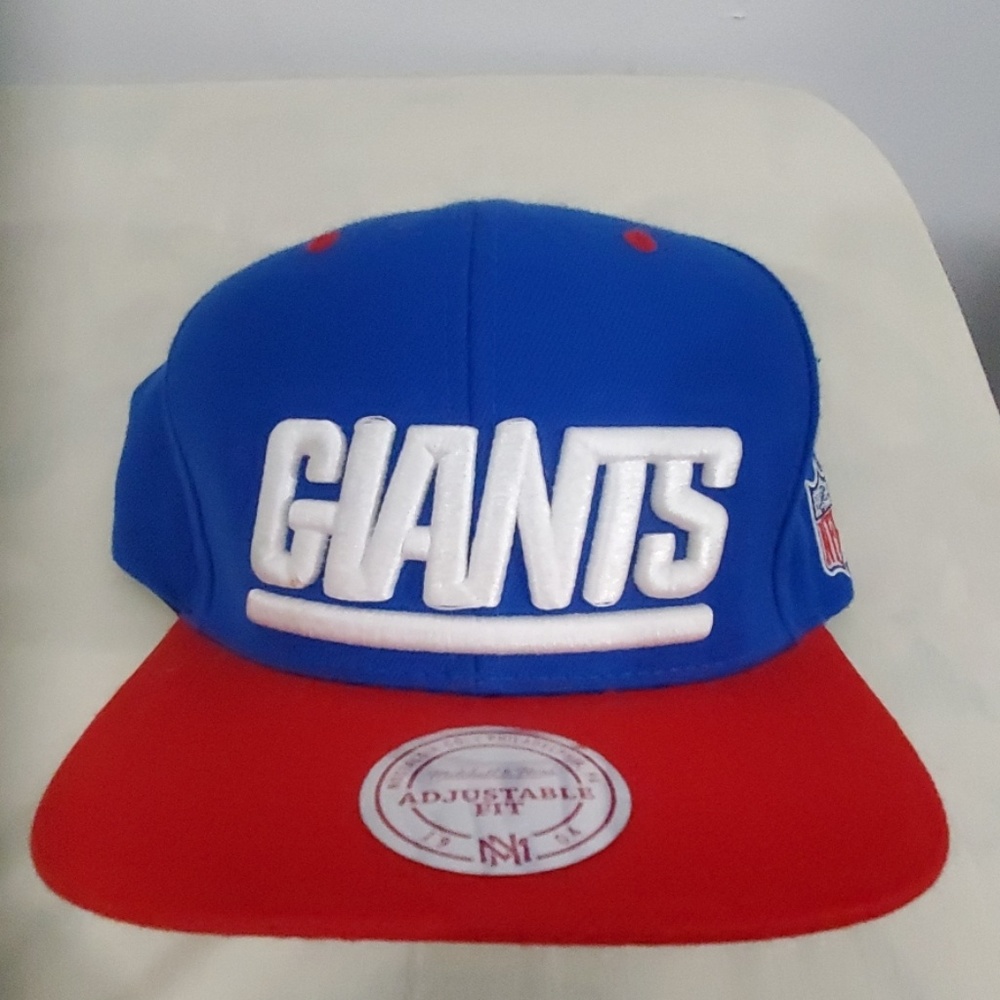 Mitchell & Ness New York Giants SnapBack Hat/cap